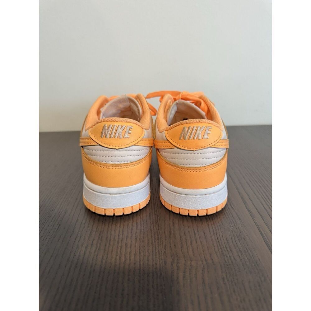 Retro Nike Dunk Low Womens 8.5 Peach Cream White  Leather Sneakers Shoes Summer - Picture 5 of 9